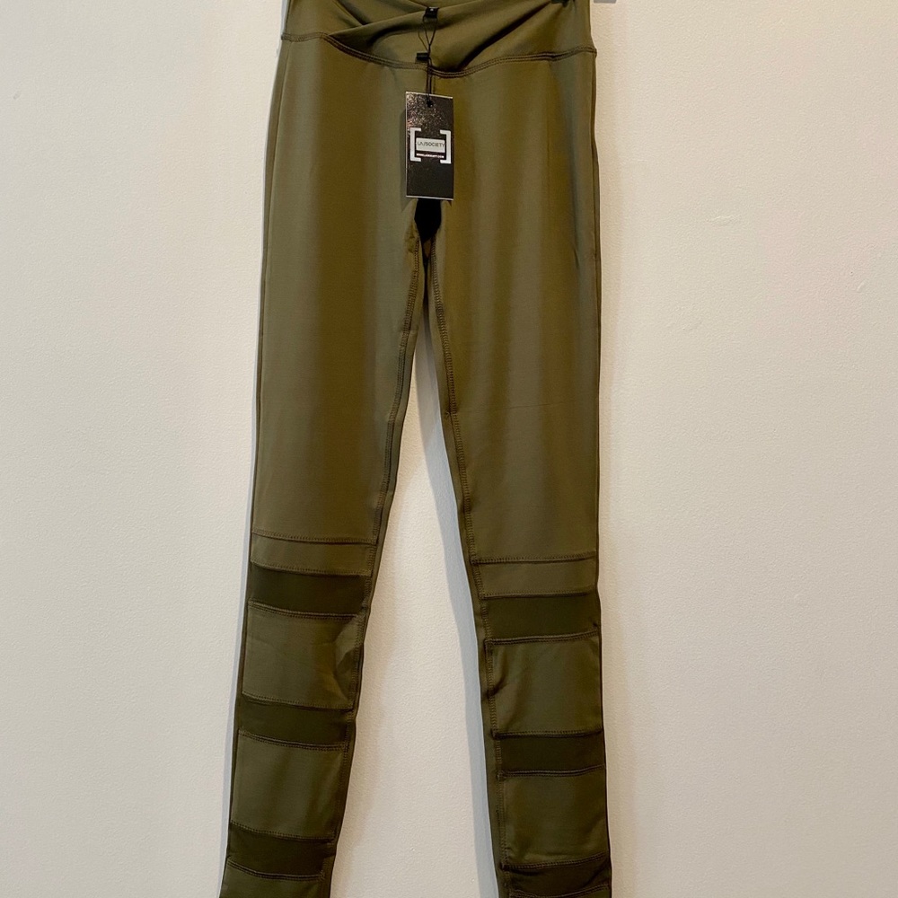 Brand new olive green workout leggings